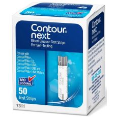 Contour Next Blood Glucose Test Strips 50s