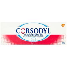 Corsodyl 1% w/w Dental Gel 50g