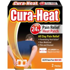Cura-Heat Back Pain MAX Size - 2 Heat Packs