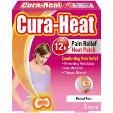 Cura-Heat Period Pain Heat Packs 3s