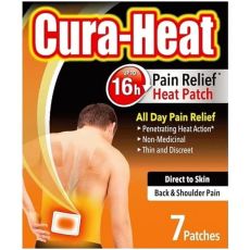 Cura Heat Direct To Skin Back & Shoulder Pain Patches 7s