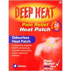 Deep Heat Patch (4 Single Patches)