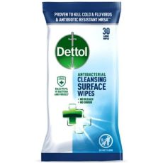 Dettol Antibacterial Cleansing Surface Wipes 30s