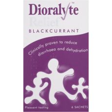Dioralyte Relief Blackcurrant 6 sachets