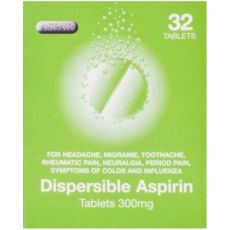 Dispersible Aspirin 300mg Tablets 32s