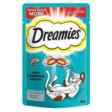Dreamies Cat Treats (Salmon) 8 x 60g