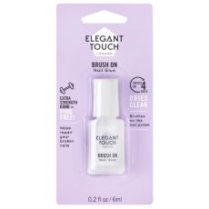 Elegant Touch Brush On Nail Glue 6ml