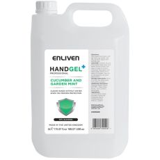 Enliven Professional Cucumber and Garden Mint Hand Gel (100ml