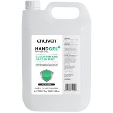Enliven Professional Cucumber and Garden Mint Hand Gel (100ml