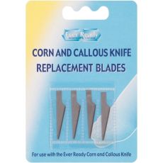 Ever Ready Corn & Callous Knife Replacement Blades 4s