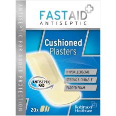 Fast Aid Antiseptic Cushioned Plasters 20s