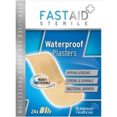 Fast Aid Sterile Waterproof Plasters 24s