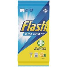 Flash Extra Large Wipes 24s