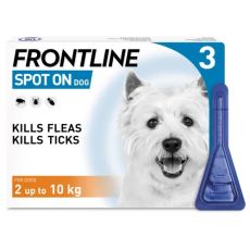 Frontline Spot On for Small Dogs 2-10kg - 3 Pipettes