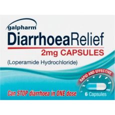 Galpharm Diarrhoea Relief 2mg Capsules 6s