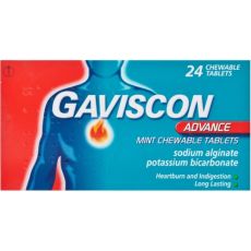 Gaviscon Advance Mint Chewable Tablets 24s