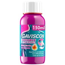 Gaviscon Double Action Mixed Berries Flavour Oral Suspension 150ml