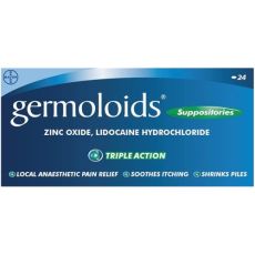 Germoloids Suppositories 24s