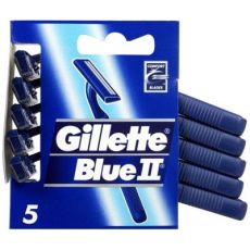 Gillette Blue II Fixed Disposable Razors 5s
