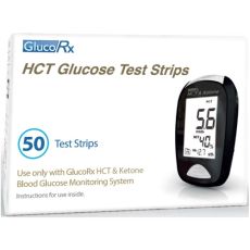 GlucoRx HCT Glucose Test Strips 50s