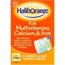 Haliborange Kids Multivitamins, Calcium & Iron 30s