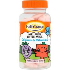 Haliborange Mr Men Little Miss Calcium & Vitamin D Strawberry Softies 30s