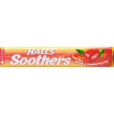 Halls Soothers Peach & Raspberry (20 Packs)