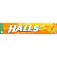 Halls Citrus Mentho-Lyptus Lozenges - Sugar Free (20 Packs)