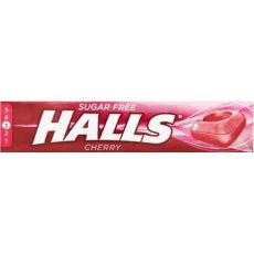 Halls Cherry Mentho-Lyptus Lozenges - Sugar Free (20 Packs)