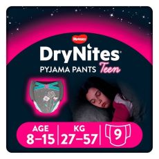 Huggies DryNites 8-15 Years Girls 3 x 9s