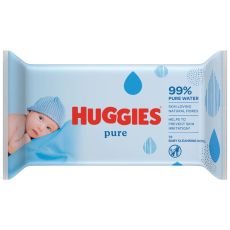 Huggies Pure Baby Wipes 56s