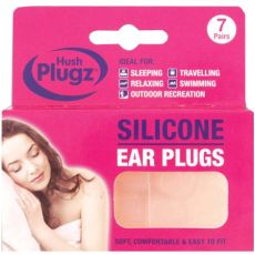 Hush Plugz Silicone Ear Plugs - 7 Pairs