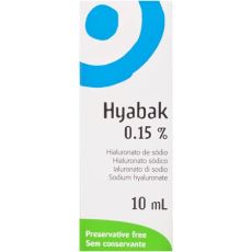 Hyabak 0.15% Eye Drops 10ml