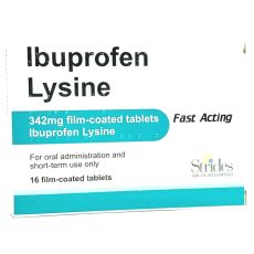 Ibuprofen Lysine 342mg Tablets 16s