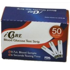iCare Blood Glucose Test Strips 50s
