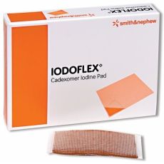 Iodoflex Cadexomer Iodine Pad 10g 8cm x 6cm 3s (66001302)