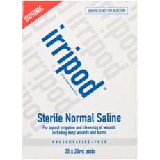Irripod Sterile Normal Saline Pods 25x20ml