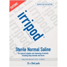 Irripod Sterile Normal Saline Pods 25x20ml