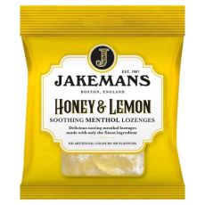 Jakemans Honey & Lemon Menthol Soothing Menthol Sweets 100g