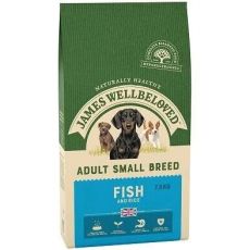 James Wellbeloved Adult Small Breed Dog Food (Fish & Rice) various sizes