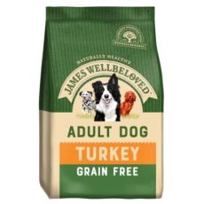James Wellbeloved Adult Dog Food (Turkey & Veg Kibble) various sizes