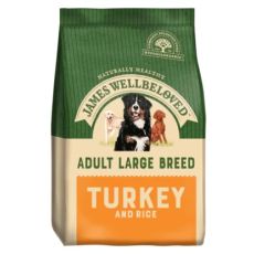 James Wellbeloved Adult Large Breed Dog Food (Turkey & Rice) 15kg