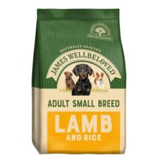 James Wellbeloved Adult Small Breed Dog Food (Lamb & Rice) various sizes