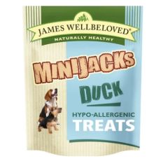 James Wellbeloved MiniJacks Dog Treats 10 x 90g (Duck, Rice & Tomato)