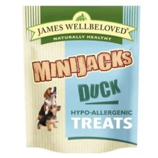 James Wellbeloved MiniJacks Dog Treats 10 x 90g (Duck, Rice & Tomato)