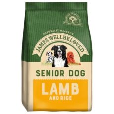 James Wellbeloved Senior Dog Food (Lamb & Rice Kibble) various sizes