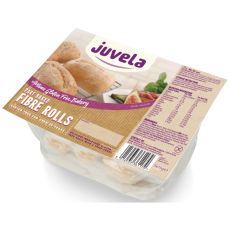 Juvela Gluten-Free Part-Baked Fibre Rolls 5x75g