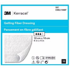 Kerracel Gelling Fiber Dressing 10cm x 10cm 10s (CWL1166)