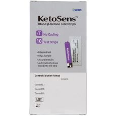 KetoSens Blood Ketone Test Strips 10s