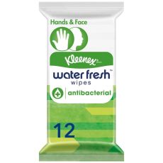 Kleenex Antibacterial Water Fresh Wipes 12s